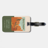 ブライスキャニオン国立公園岩盤 ラゲッジタグ (裏面横)