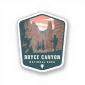 ブライスキャニオン国立公園 |ダイカットのシール シール (正面)