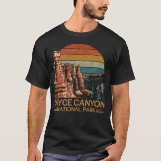 ブライスキャニオン国立公園 ビンテージ ハイキング ブライス Tシャツ