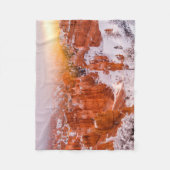 ブライスキャニオン国立公園 フリースブランケット (正面)