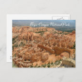 ブライスキャニオン国立公園 ポストカード (正面/裏面)