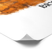 ブライスキャニオン国立公園 ユタ州 ポスター, 水彩画 ポスター (角)