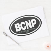 ブライスキャニオン国立公園 楕円形シール (封筒)