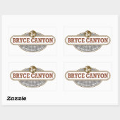 ブライスキャニオン国立公園 長方形シール (シート)