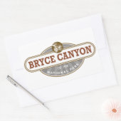 ブライスキャニオン国立公園 長方形シール (封筒)