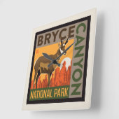 ブライスキャニオン国立公園 | Utah スクエア壁時計 (傾斜)