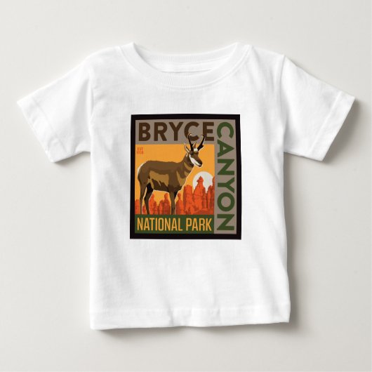 ブライスキャニオン国立公園 | Utah ベビーTシャツ (正面)