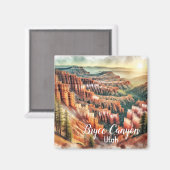 ブライスキャニオン、ユタ国立公園 マグネット (正面/裏面)