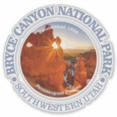 ブライスキャニオンNP シール (正面)
