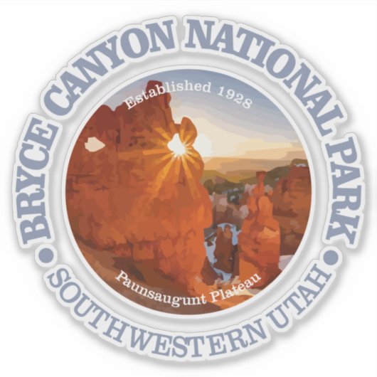 ブライスキャニオンNP シール (正面)