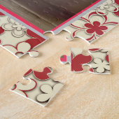 ブライスドールヴィンテージレトロフローラフレームoldish desi ジグソーパズル (側面)