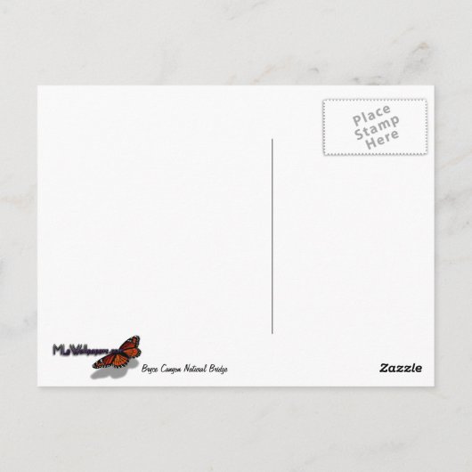 ブライスポイントアットブライスキャニオン国立公園 ポストカード (裏面)