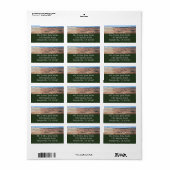 ブライスポイントアットブライスキャニオン国立公園 ラベル (フルシート)