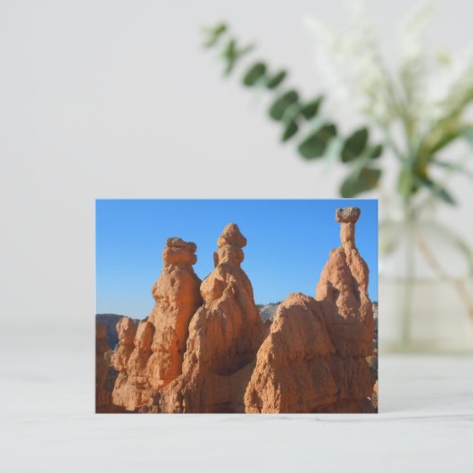 ブライス峡谷国立公園の自然写真 ポストカード (スタンド正面)