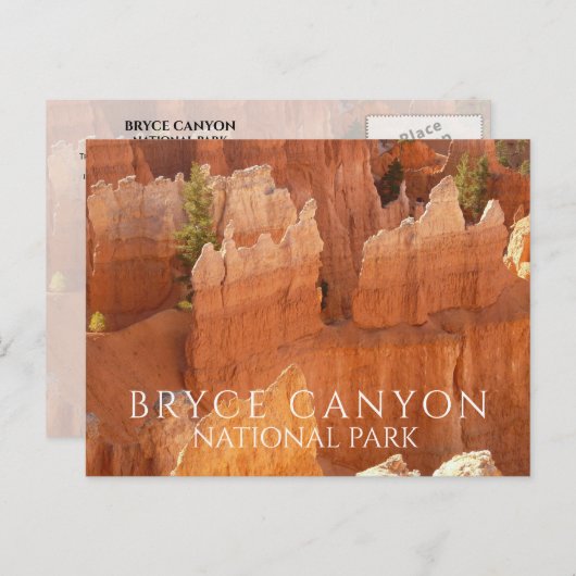 ブライス峡谷国立公園葉書のホテル ポストカード (正面/裏面)