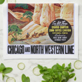 ブライス峡谷 キッチンタオル (折り畳み)