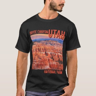 ブライス渓谷のユタの黒 Tシャツ