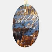 ブライス渓谷の冬 セラミックオーナメント (左)