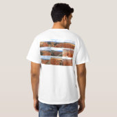 ブライス渓谷の国立公園のコラージュのワイシャツ Tシャツ (裏面フル)