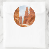 ブライス渓谷の国立公園の道 ラウンドシール (バッグ)