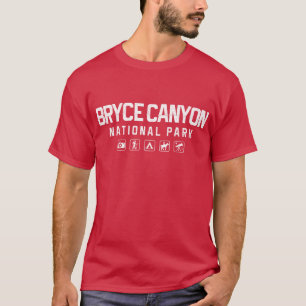ブライス渓谷の国立公園のTシャツ(暗い) Tシャツ