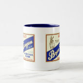 ブライス渓谷の国立公園(カモシカ) ツートーンマグカップ (中央)