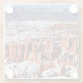 ブライス渓谷の国立公園 ガラスコースター (裏面)