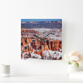 ブライス渓谷の国立公園 スクエア壁時計 (ホーム)