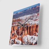 ブライス渓谷の国立公園 スクエア壁時計 (傾斜)