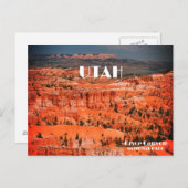 ブライス・キャニオン ポストカード (正面/裏面)