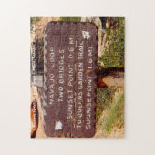 ブライス・キャニオン・ユタ。クリスマスの挨拶 ジグソーパズル (縦)