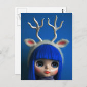 ブライス ブルー ポストカード (正面/裏面)