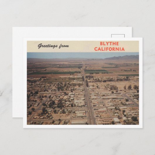 ブライスCAグリーティングス1958レトロヴィンテージ ポストカード (正面/裏面)