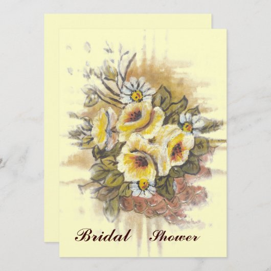 ブライズシャワー 招待状 (正面/裏面)