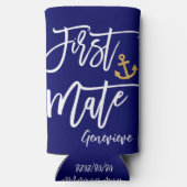 ブライズメイドのパーティー | 花嫁の友人たちの楽しいひととき スリム缶クーラー (裏面)