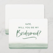 ブライズメイドプロポーザルカード Will You Be My Bridesmaid (正面/裏面)