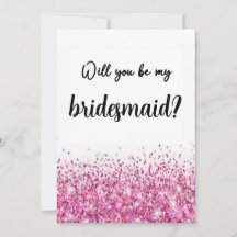 ブライズメイドプロポーザルカード Will You Be My Bridesmaid