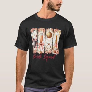 ブライズメイド ブライド スクワッド コケット ウェディング バチェロレッテ Tシャツ