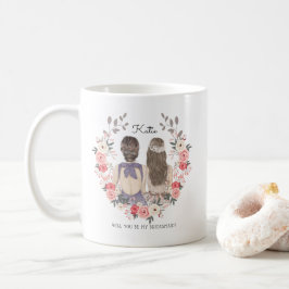 ブライズメイド/メイド・オブ・オナーのプロポーズをお願いします コーヒーマグカップ