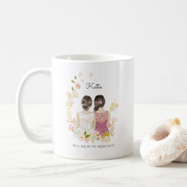 ブライズメイド/メイド・オブ・オナーへのプロポーズ コーヒーマグカップ