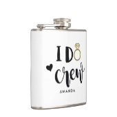 ブライズメイド I Do Crew 黒と白 フラスク (右)