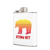 ブライソンシティノースカロライナのレインボーベア フラスク (左)