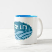 ブライソンシティノースカロライナアウトドア ツートーンマグカップ (正面右)