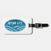 ブライソンシティノースカロライナアウトドア ラゲッジタグ (正面横)