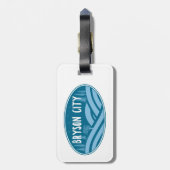 ブライソンシティノースカロライナアウトドア ラゲッジタグ (裏面縦)