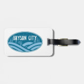 ブライソンシティノースカロライナアウトドア ラゲッジタグ (裏面横)