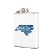 ブライソンシティノースカロライナ木目 フラスク (左)