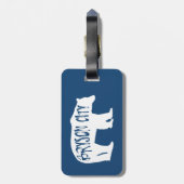 ブライソンシティノースカロライナ ラゲッジタグ (裏面縦)