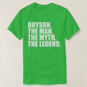 ブライソン・ブライソン与え名Bryson Tシャツ (デザイン正面)