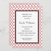 ブライダカスタマイズルシャワーの招待 招待状 (正面/裏面)